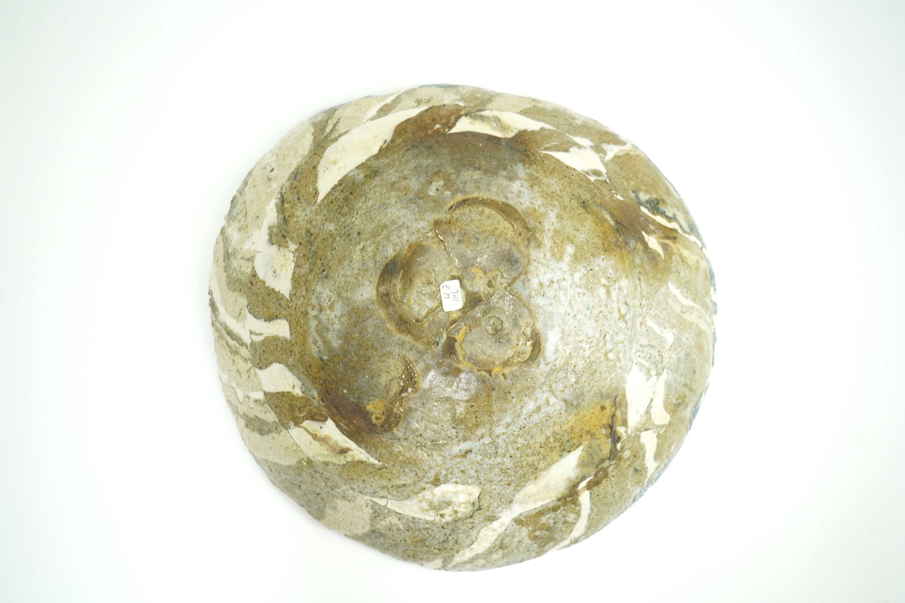 Ewen Henderson (1934-2000): A large mixed laminated clay bowl